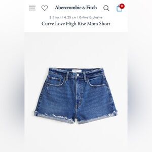 Abercrombie and Fitch Mom Jeans, size 37 or 24 (plus size)